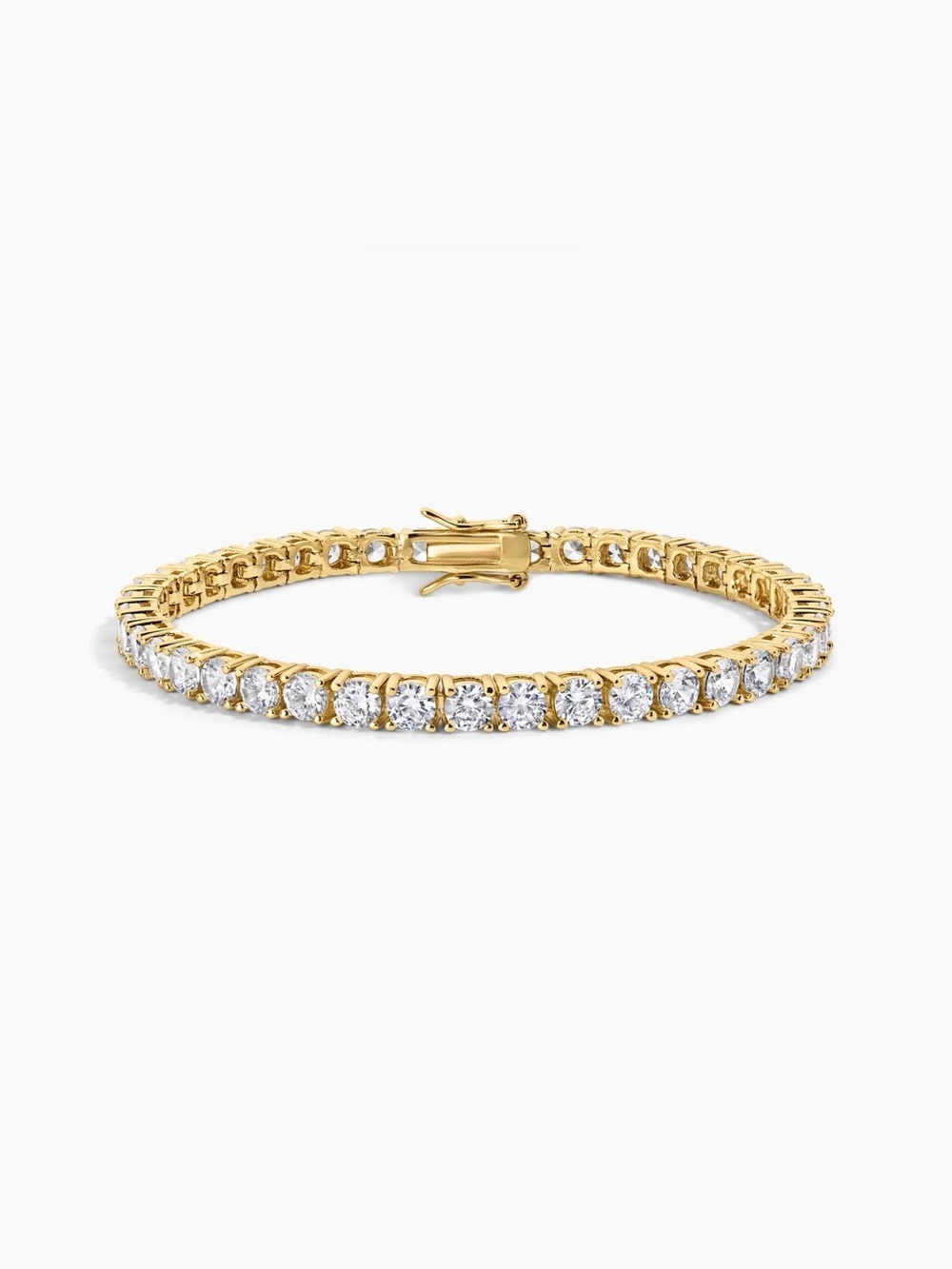 Electric Picks Gold Tennis Bracelet